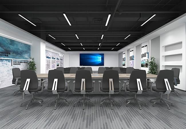 生物科技公司簡(jiǎn)約工業(yè)風(fēng)辦公室設(shè)計(jì)裝修案例