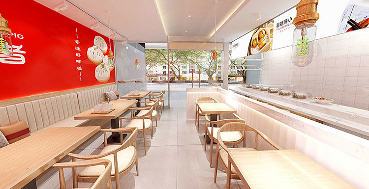 早餐煎包店裝修設(shè)計案例 早餐煎包店裝修設(shè)計案例