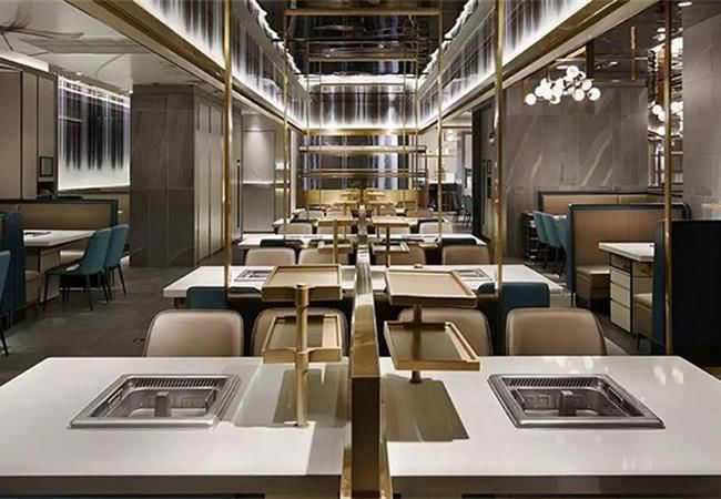 合肥火鍋店裝修公司_常用質(zhì)感材料是哪些？