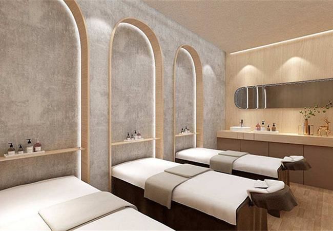 喜氣洋洋的合肥美容店裝修空間_怎么彰顯