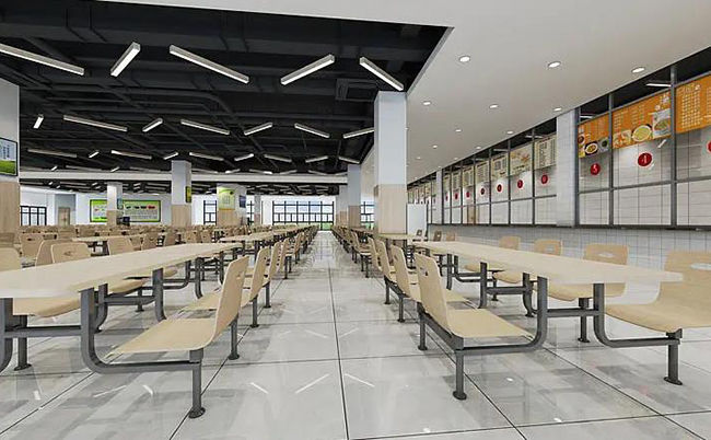 合肥學(xué)校食堂裝修設(shè)計(jì)
