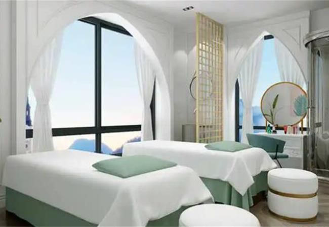 用弧形墻角,來設(shè)計(jì)合肥美容店空間裝修中的優(yōu)雅|輕奢感