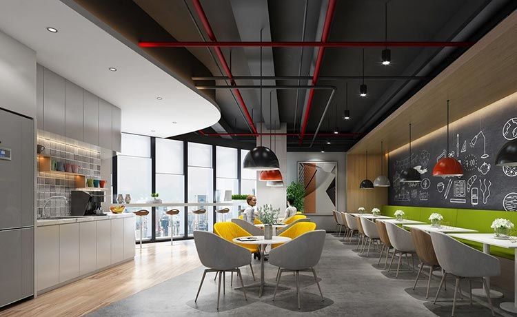 辦公室茶水區(qū)裝修效果圖