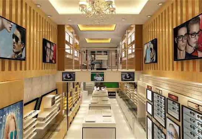 時尚簡約的，合肥眼鏡店裝修設(shè)計，更優(yōu)雅
