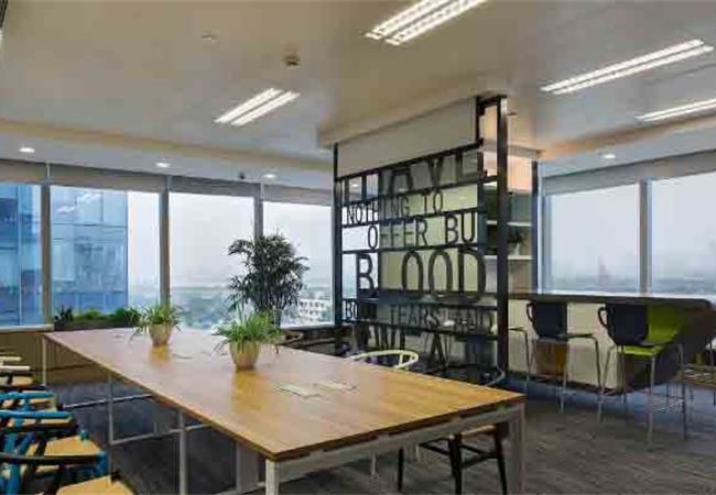 簡約的合肥辦公空間裝修，張弛有度