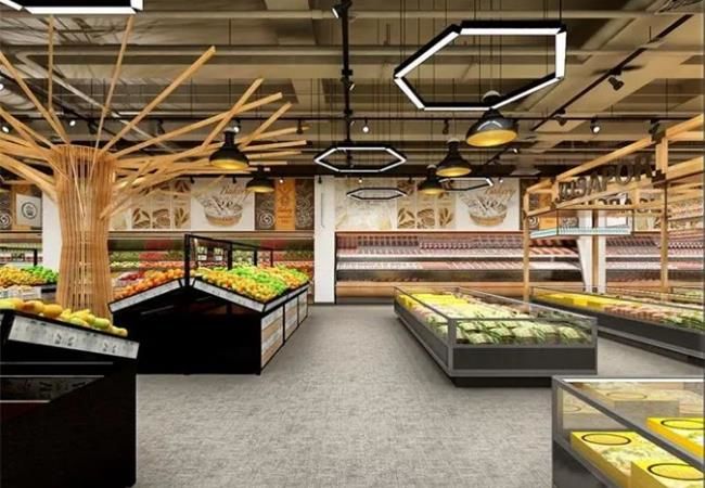 實(shí)用與美觀結(jié)合的，合肥超市裝修都是什么樣的