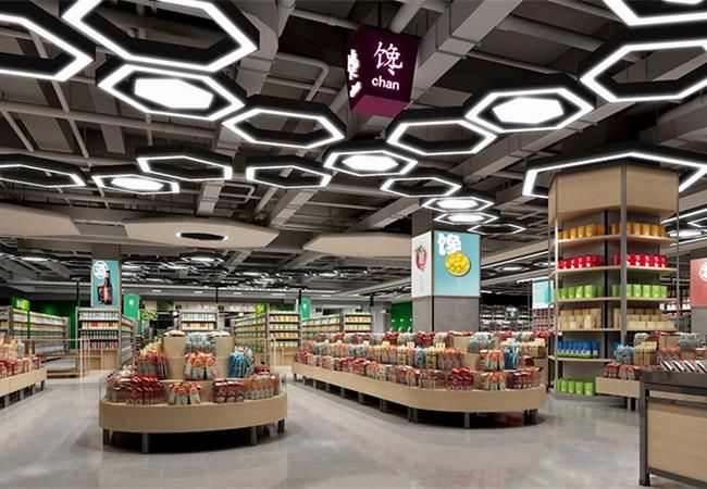 合肥超市裝修,超市吊頂設(shè)計(jì)材料有哪些?